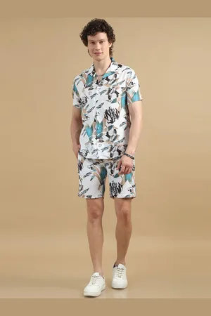 Bushirt Printed Shirt With Shorts Co-Ords Set