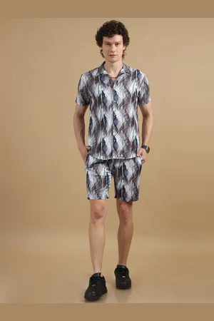 Bushirt Printed Shirt With Shorts Co-Ords Set