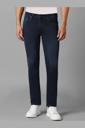 Louis Philippe Men Slim Fit Clean Look Pure Cotton Jeans