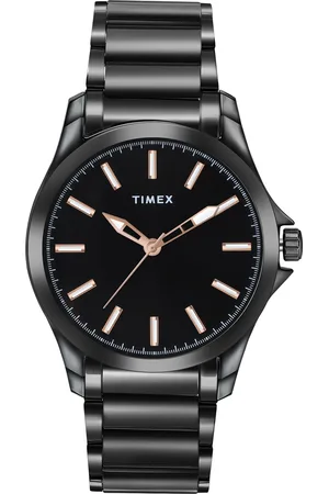 Timex Men Brass Dial & Stainless Steel Bracelet Style Straps Analogue Watch TWTG58SMU04