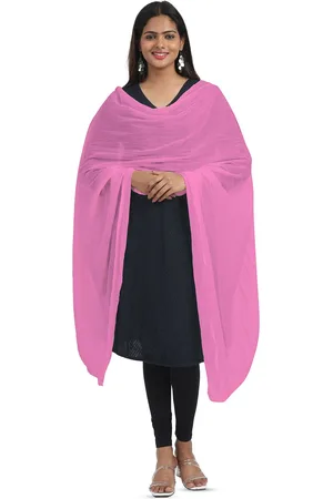 Miraan Cotton Dupatta with PomPom Border