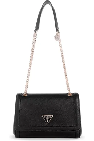 Guess PU Structured Shoulder Bag with Tasselled