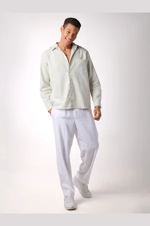IZF Men Opaque Striped Casual Shirt