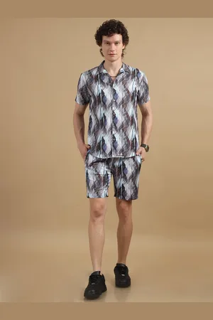 Bushirt Printed Shirt With Shorts Co-Ords Set