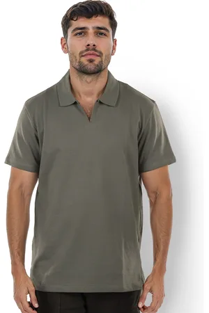 Celio Men Solid Polo Collar T-shirt