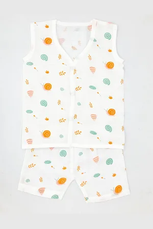 BAESD Unisex Kids Dyed Top with Shorts