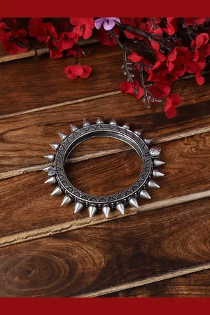 Veni Silver-Plated Kada Bangle