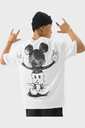 The Souled Store Men Graphic Printed Polo Collar T-shirt