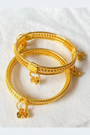 BAESD Kids Set Of 6 Rose Gold-Plated Bangle