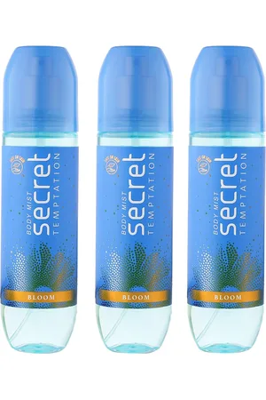 Secret Temptation Women Set Of 3 Bloom Long Lasting Body Mist - 120ml Each
