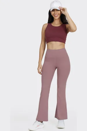 BlissClub Women Comfort Flared High-Rise Bootcut Trousers