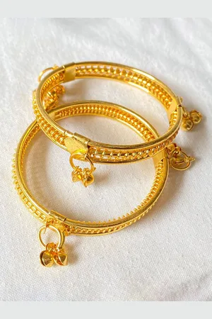 BAESD Kids Set Of 6 Gold Plated Bangles