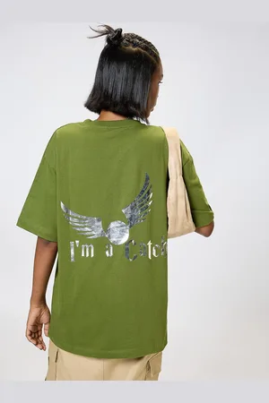 FREAKINS Women Printed Applique T-shirt