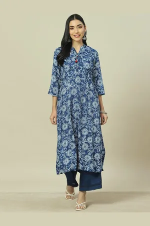 Rangriti Women Floral Print Maxi Dress
