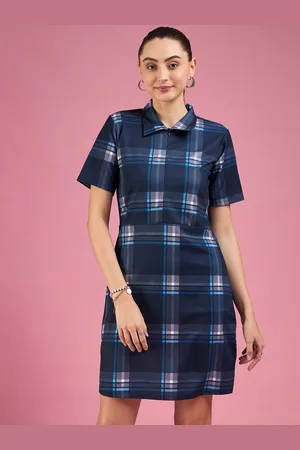 DressBerry Checked Shirt Dress
