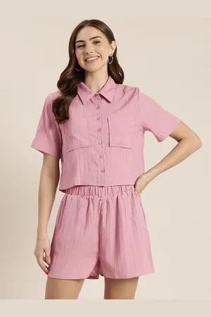 HERE&NOW Shirt With Shorts Co-Ords Set