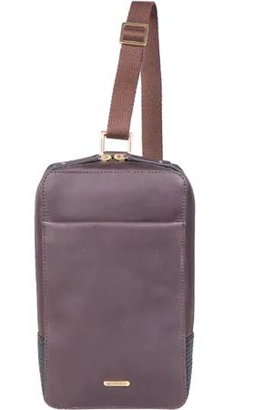Hidesign Men Brown Messenger Bag