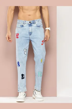 HARVARD Men Relaxed Fit Printed Stretchable Jeans
