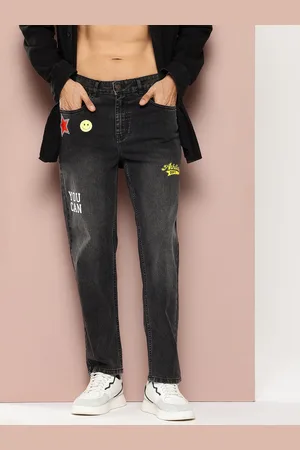 HARVARD Men Relaxed Fit Printed Stretchable Jeans