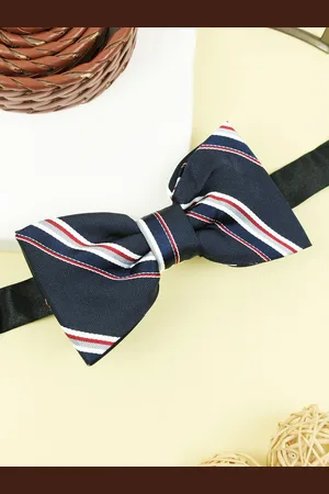 Kavove Men Striped Bow Tie