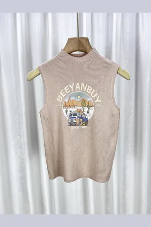 Stylecast Girls Graphic Printed High Neck Tank Top