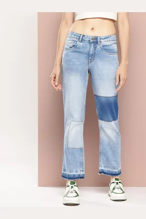 HARVARD Women Straight Fit Mid-Rise Jeans