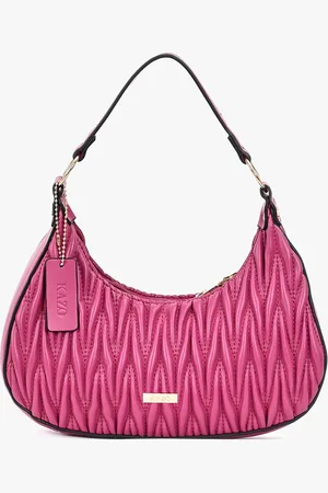 Kazo Structured Hobo Bag with Quilted