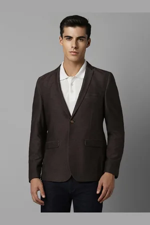 Louis Philippe Men Super Slim Fit Single-Breasted Blazer