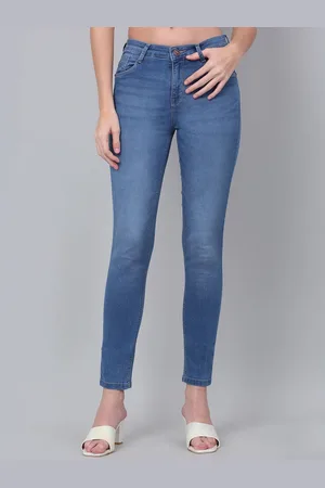 CANTABIL Women Slim Fit Light Fade Stretchable Jeans