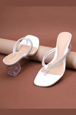 Truffle Collection Textured Block Sandals