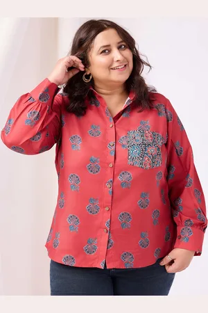 BAESD Women Standard Floral Opaque Printed Party Shirt