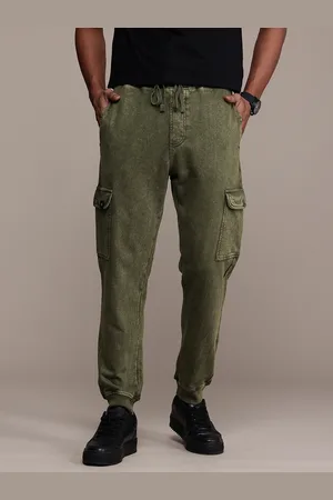 WROGN Men Pure Cotton Joggers Trousers