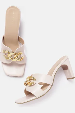Lino Perros Open Toe Block Heel