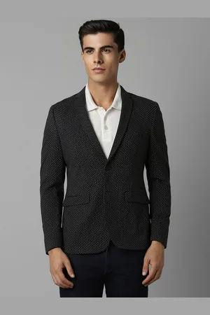 Louis Philippe Men Super Slim Fit Single-Breasted Blazer