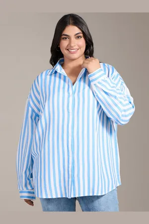 20Dresses Women Opaque Striped Casual Shirt