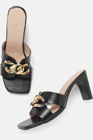 Lino Perros Chain Detail Block Heel