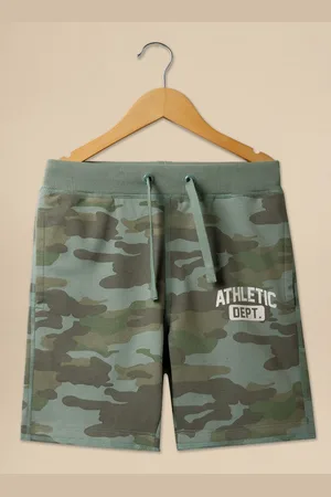 Provogue Boys Camouflage Printed Outdoor Shorts