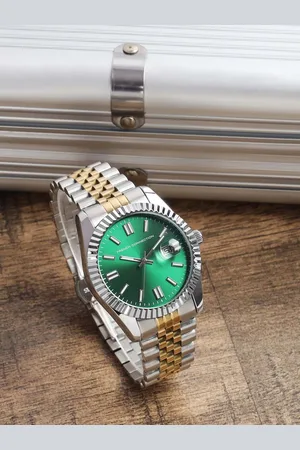 French Connection Men Stainless Steel Bracelet Style Straps Analogue Watch FCP41TM-GR