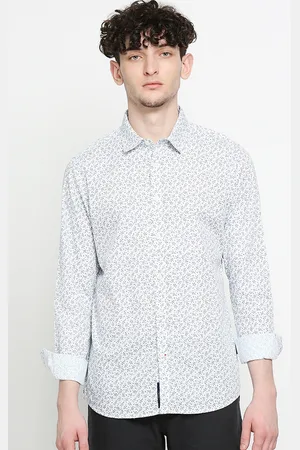 Being Human Pure Cotton Slim Fit Ethnic Motifs Printed Casual Shirt
