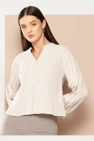 Chemistry Women Striped Casual Shirt