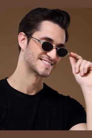VOYAGE Unisex Oval Sunglasses with UV Protected Lens-B80580MG5183