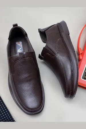 Viv Men Round Toe Leather Formal Loafers