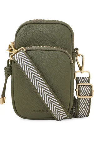 Accessorize Women Solid PU Structured Sling Bag