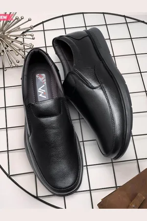 Viv Men Round Toe Leather Formal Loafers