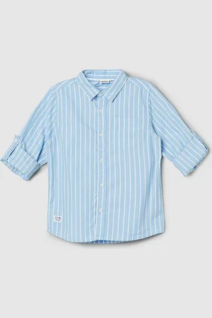 Max Collection Boys Striped Cotton Casual Shirt