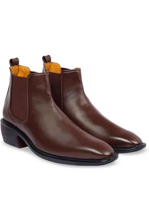 BXXY Men Block Heeled Chelsea Boots