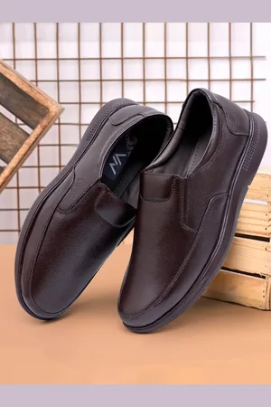 Viv Men Round Toe Leather Formal Loafers