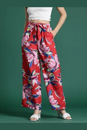 DressBerry Women Floral Printed Trousers