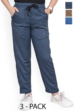 BAESD Girls Pack Of 3 Dry-Fit Printed Track Pants