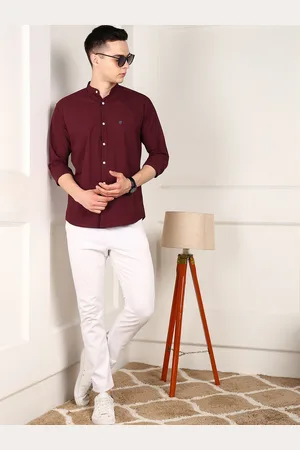 FUBAR Men Slim Fit Opaque Casual Shirt